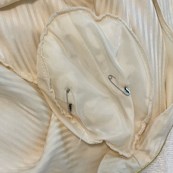 100% SILK 80s VINTAGE DIOR CHEMISE BUTTON-UP SHIRT - Picture 7 of 9